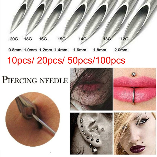 Tongue sale piercing needle