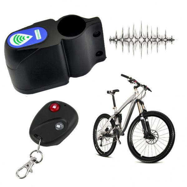 Wireless Alarm Lock Bicycle Bike Security System W/ Remote Control Anti-Theft 