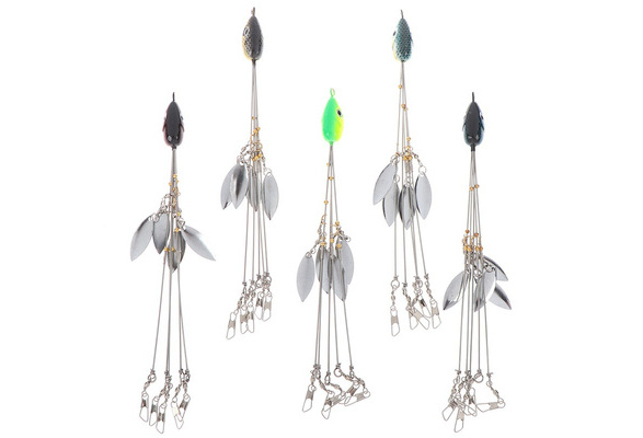 Wish Recensioni dei clienti: 1PC Umbrella Fishing lure Rig 5 Arms