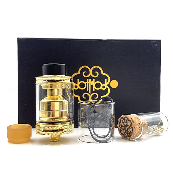 DotMod Petri V2 RTA 24mm Gold Sliver DotRDTA RTA 3.5ml Atomizer