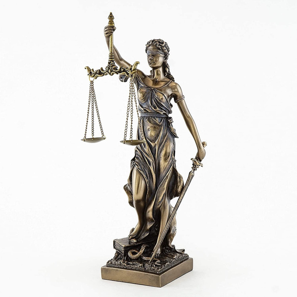 Collection Lady Justice Statue - Greek Roman Goddess of Justice (12 ...