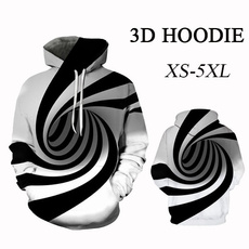3D hoodies, Fashion, Pocket, Novelty