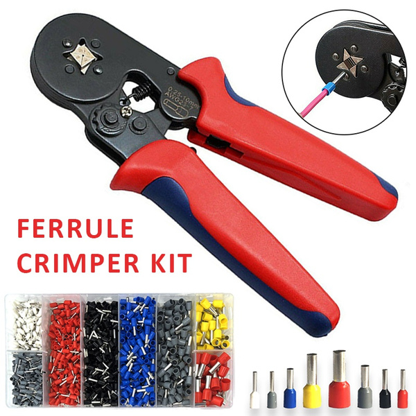 New Bootlace Ferrule Hand Wire Cord End Crimper Crimping Tool Pliers 0.25-10mm² 