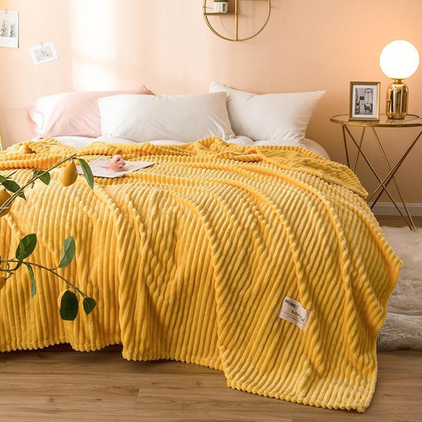 Soft Warm Flannel Blankets for Beds