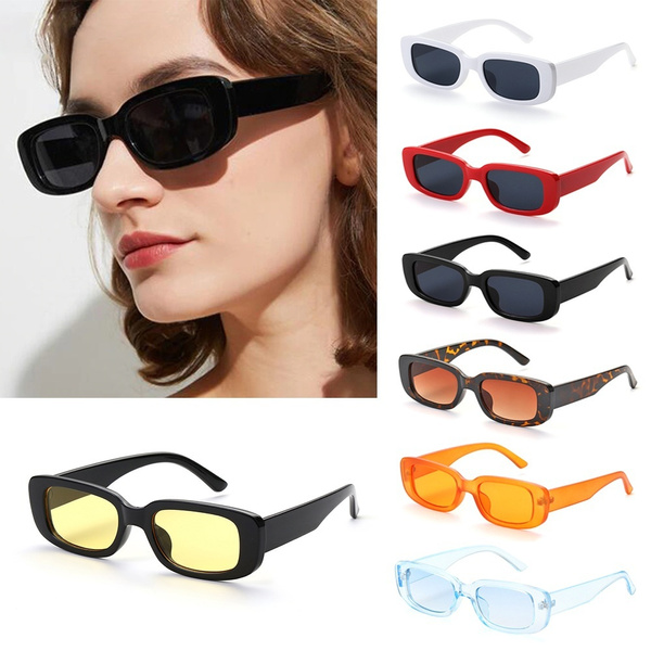 Small Rectangle Sunglasses for Women Retro Fashion Sunglasses UV 400  Protection Square Frame Eyewear