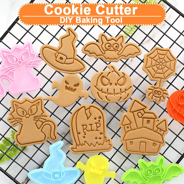 Cake Mold Fondant Biscuit Cookie Plunger Cutters Sugar Craft Decorating Tools
