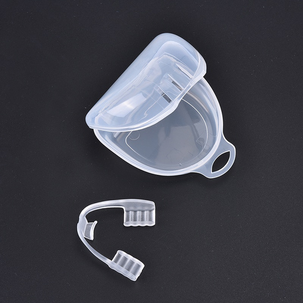 tooth grinding+storage box dental mouth guard bruxism splint night