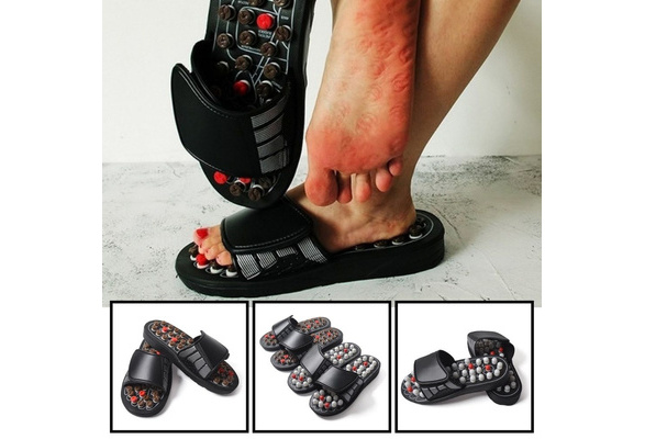 Taichi Magnetschuhe für Männer und Frauen Korrektur O-Leg Plantarfasziitis Sandalen gesunde Shiatsu-Sandalen Akupunkturfüße Hausgesundheit und Schönheit Fußmassage