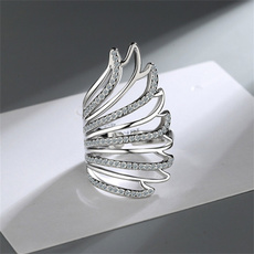 Fashion, Jewelry, Angel, Silver Ring
