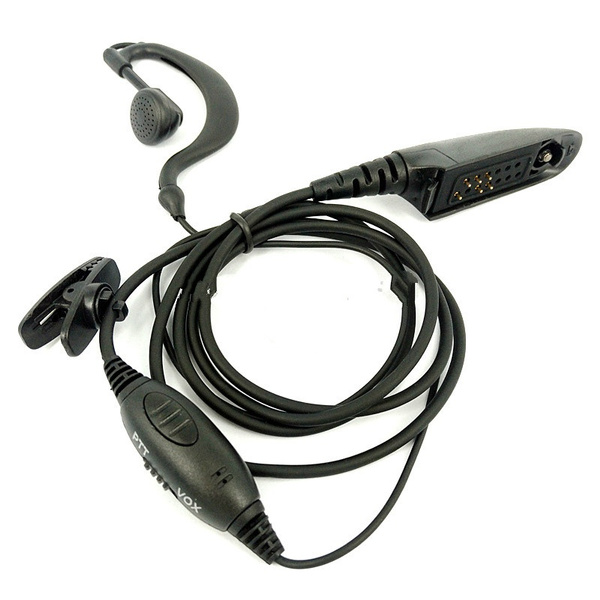 VOX PTT Earpiece Headset for Motorola HT750 HT1250 GP328 GP329 GP340 ...