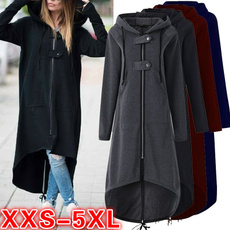 Casual Jackets, Plus Size, Hoodies, sweater coat