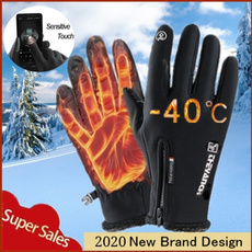 3 Styles Winter Warm Fashion Unisex Fleece Outdoor Sports Waterproof Windproof Riding Bicycle Motorcycle Skiing Hiking Touch Screen Gloves