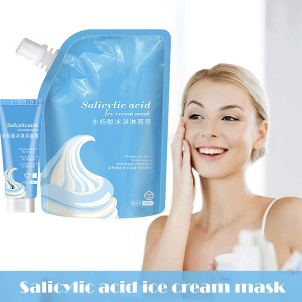 Salicylic acid ice cream mask