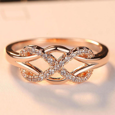 crystal ring, Infinity, wedding ring, Gifts