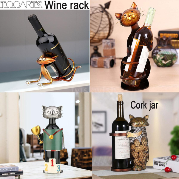 tooarts cat wine holder