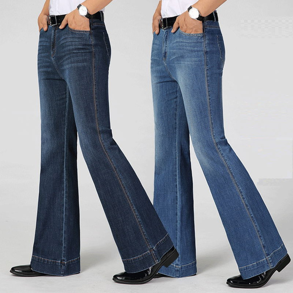 mens wide boot cut jeans