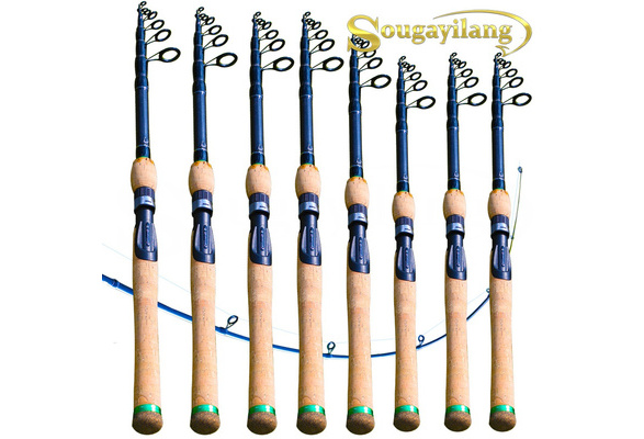 SOUGAYILANG Travel Portable Telescopic Fishing Pole Rod 1.8M-2.7M