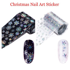 nail decals, Flowers, Laser, Christmas