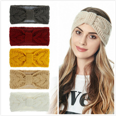 Head, knittedheadband, hairholder, Winter