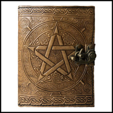 Charcoal, handmadeleatherjournal, witchcraft, Journal