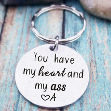 Steel, Funny, Stainless Steel, Key Chain