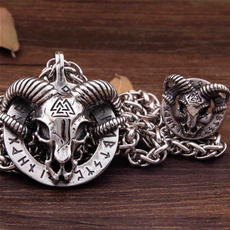 Goth, Stainless Steel, Men, amulet