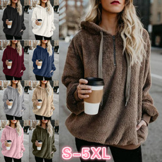 flannelhooded, winterwarmhooded, hoodedsweaterwomen, hooded