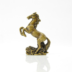 Brass, horsefigurine, horse, bronzehorse
