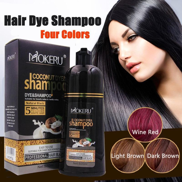 minimal royalty glemme 1 Bottle 500ml Organic Natural Coconut Oil Essence Hair Dye Shampoo Hair  Color Dye | Wish