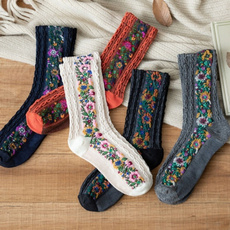 Cotton Socks, autumnsock, Winter, plaidsocksforchristma