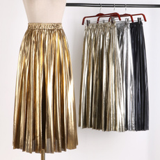 gold, Metal, Dress, silverskirt