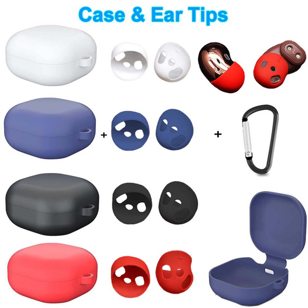 Black 2 Sets Seltureone Compatible for Samsung Galaxy Buds Live Earbuds Accessories Non-Slip Sound Leakproof Cover with Ear Tips for Galaxy Buds Live 