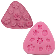 Flowers, leaf, Silicone, Soap