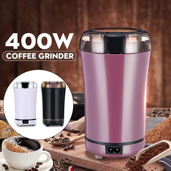 New Fashion 400W Electric Coffee Bean Grinder Spice Nut Smasher Stainless  Steel Blender
