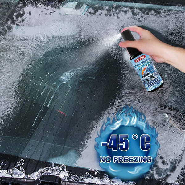 120ml Car Windshield Ice Remover Spray, Winter Ice Removal Liquid, Quick  Defrost Anti-Freeze Solution, Watermark Cleaner