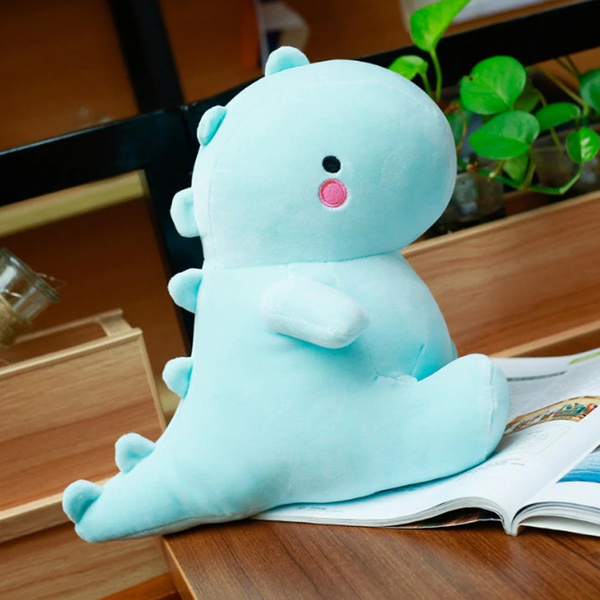 Blue Dinosaur Plushie Cute Stuffed Animal Cartoon Plush Toy 11" Gifts 