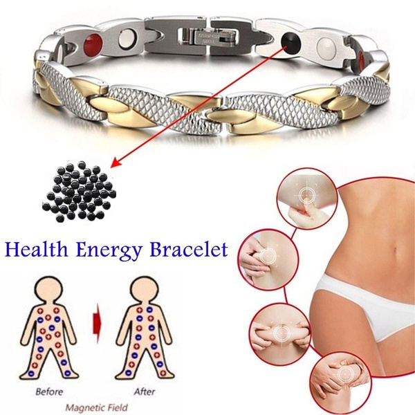Men Women Therapeutic Weight Loss Bracelets Slim Energy Bangle