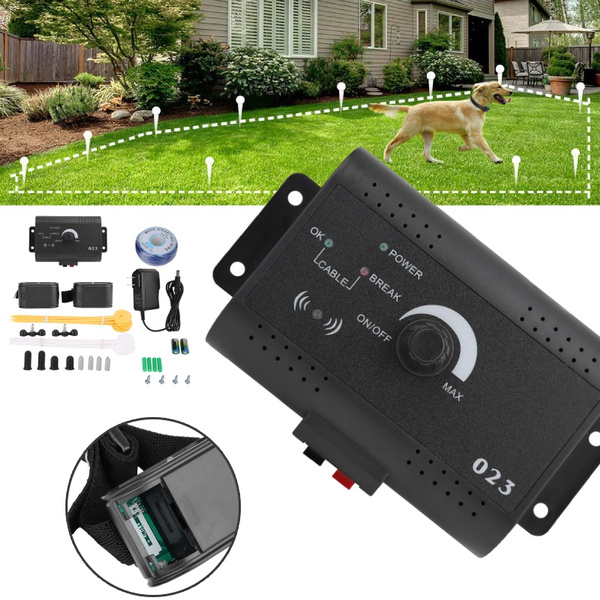 Electric Dog Fence For 2 Dogs Wireless Shock Collar Waterproof System