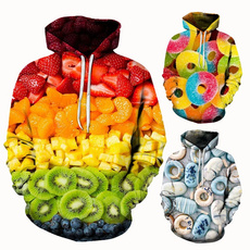 hoodiesformen, Fashion, 3D hoodies, Food