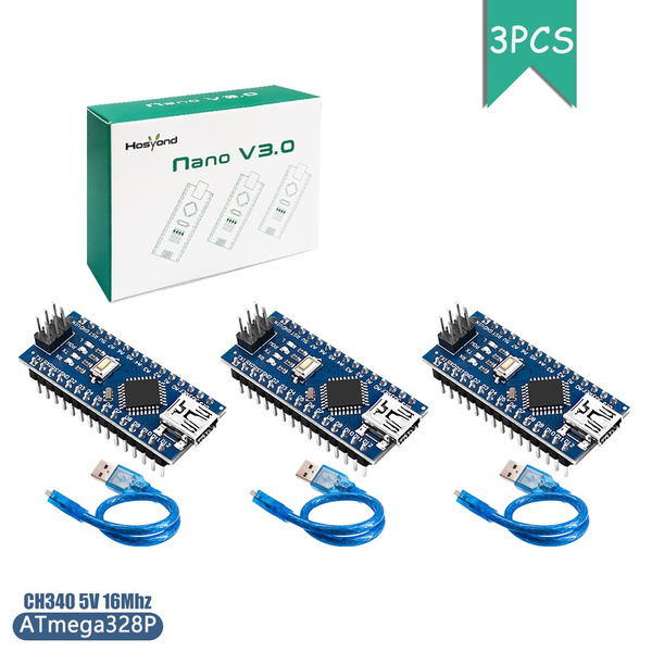 ToGames Mini Breadboard-Friendly USB Nano V3.0 ATmega328 5V Micro-Controller Board Voltage Regulator for Arduino-Compatible ToGames Mini Breadboard-Friendly USB Nano V3.0 ATmega328 5V Micro-Controller Board Voltage Regulator for Arduino-Compatible