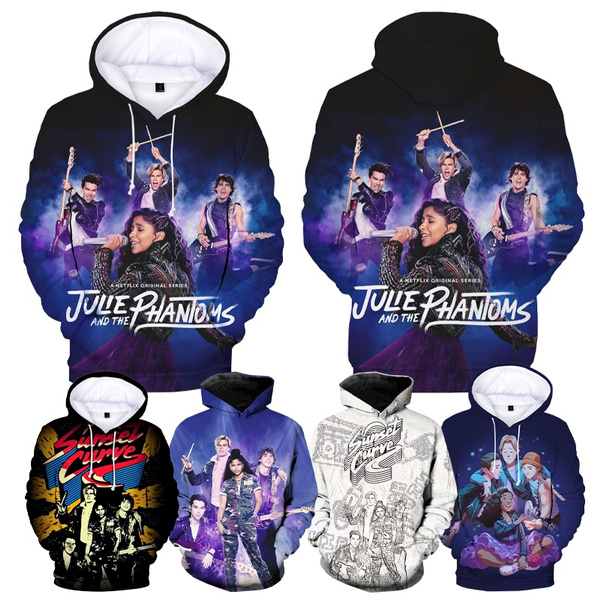 2020 Julie and the Phantoms 3D Printed Hoodie Sweatshirts Men