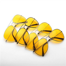 Fashion Sunglasses, Round Sunglasses, Goggles, Yellow