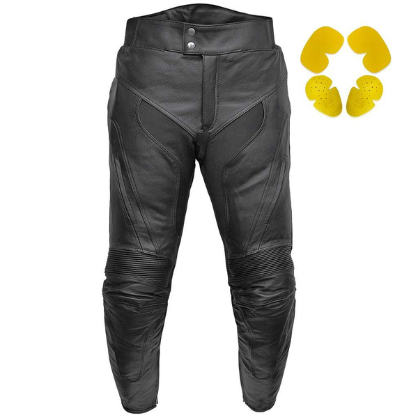 RIDERACT® Leather Motorcycle Pant xVenture Men Adventure Riding Pant ...