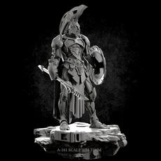 celestial, figure, pole, Resin