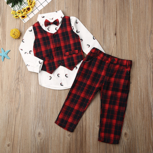 Boys hot sale christmas waistcoat