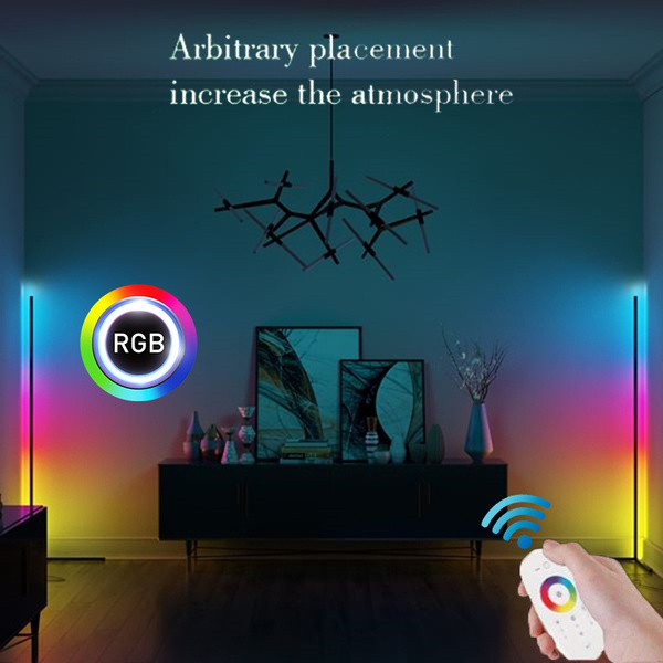 3000k Dimming Black White Floor Lamp Modern Rgb Remote Led Lamps Standing Simple Corner Light Dropship For New Old Home Decoration Xmas Gifts Wish 3000k Dimming Black White Floor Lamp, Dimming Black White Floor Lamp Modern Rgb Remote