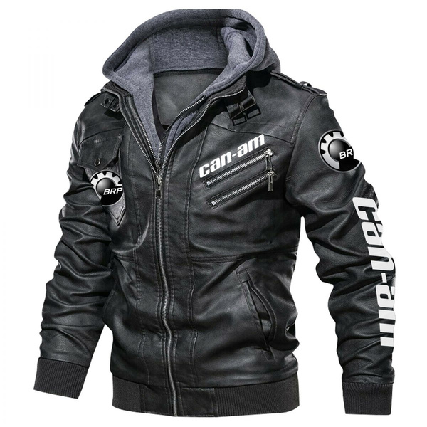 Canam Brp Logo Print Brand Mens Casual Jacket Can-am Motorcycle Jacket ...