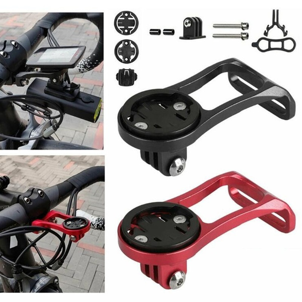 MTB Road Bicycle Computer Camera Mount Holder Out Front Bike Stem ...