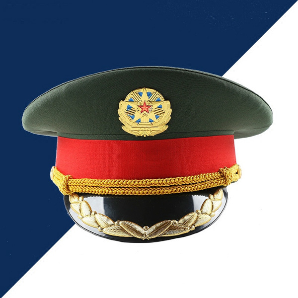 Unisex Men Army Hat Officer Soldier 
