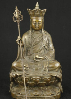 Statue, truncheon, Chinese, bronze